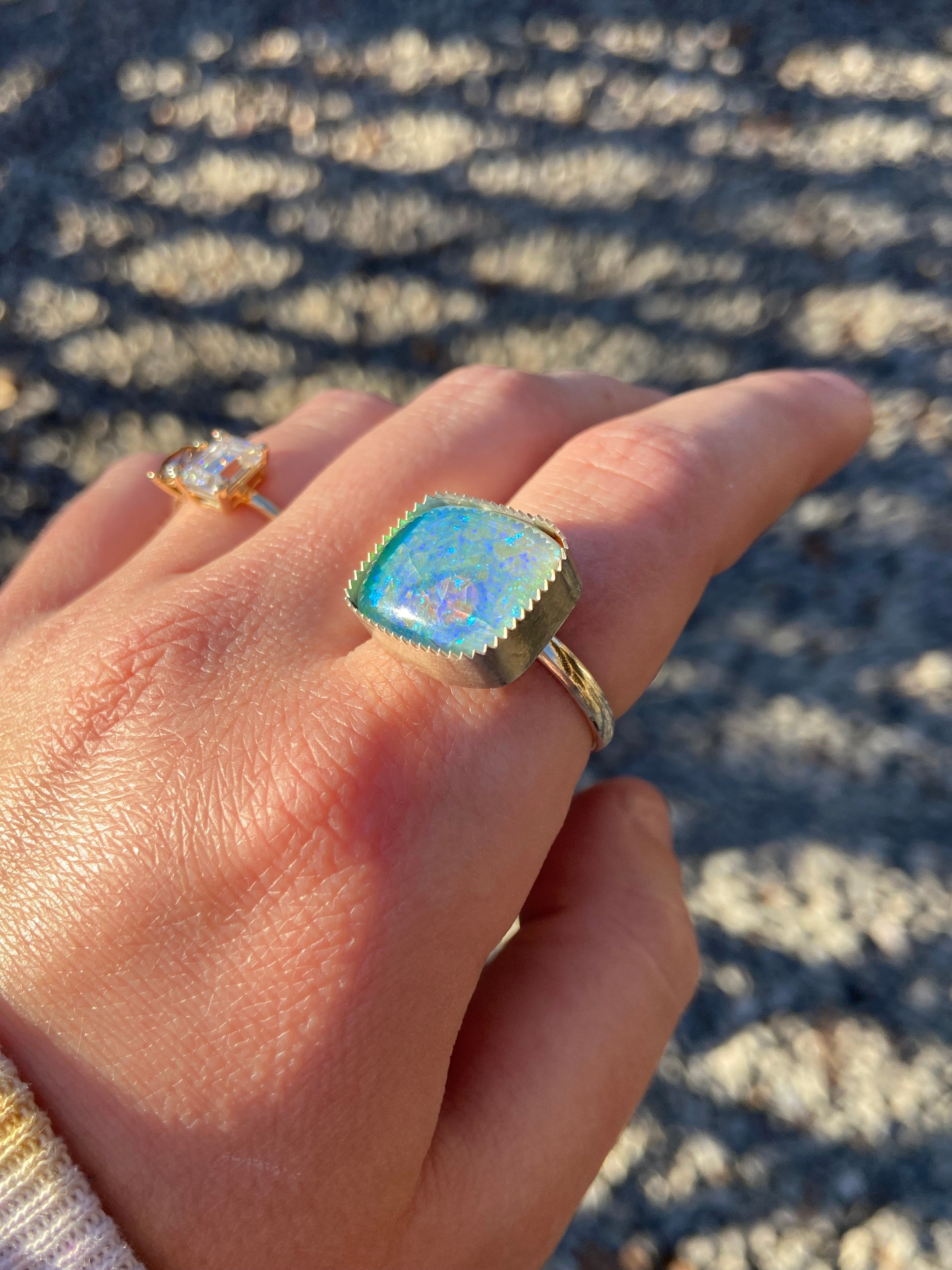 Monarch Opal Ring (Made In Your Size)
