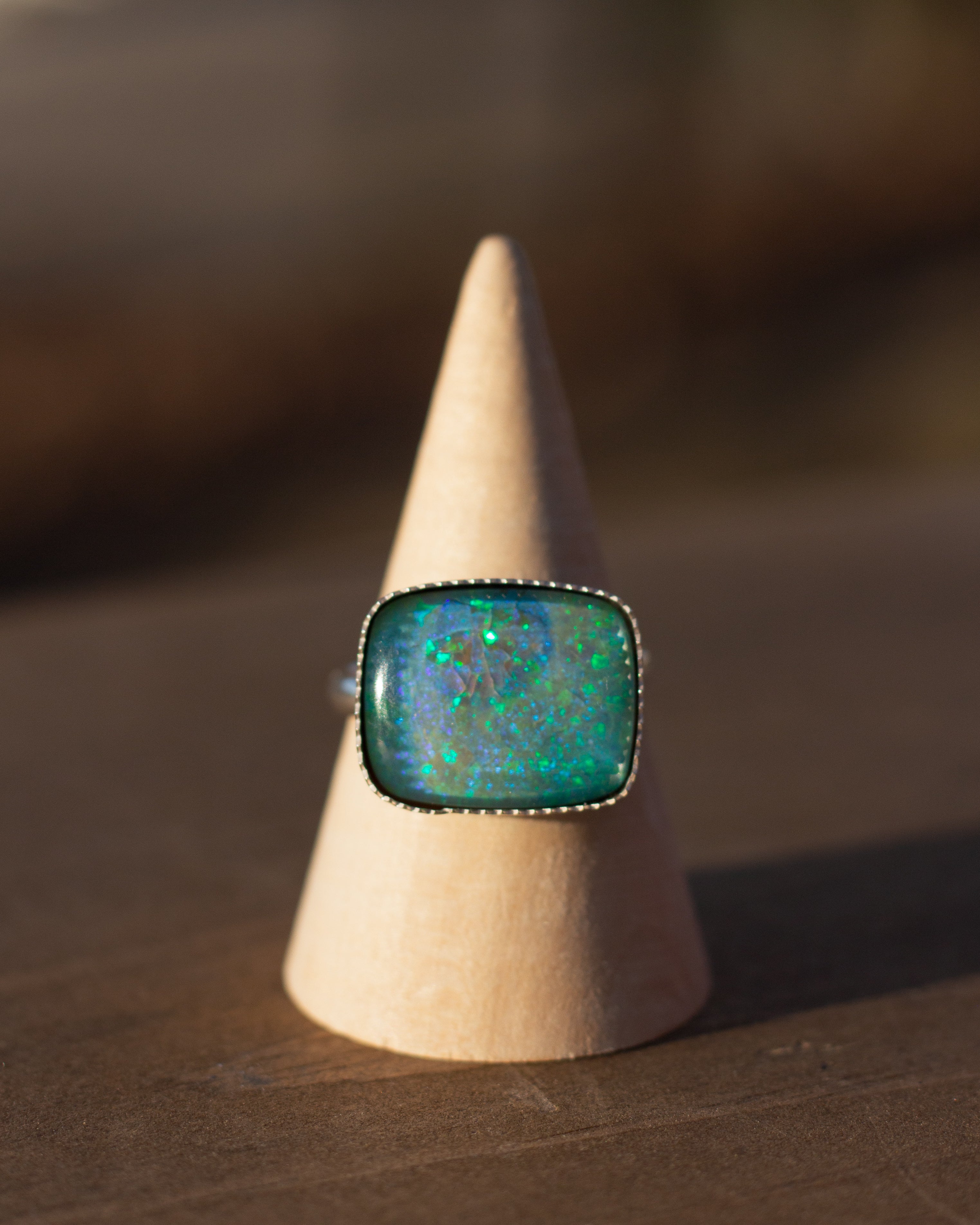 Monarch Opal Ring (Made In Your Size)
